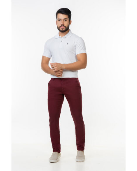 Calça Masc. Esporte Fino - Vinho - 115049CL