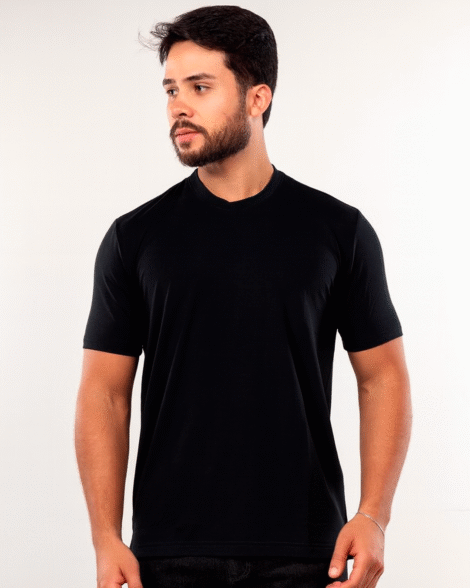T-Shirt Modal Antiodor - Preto
