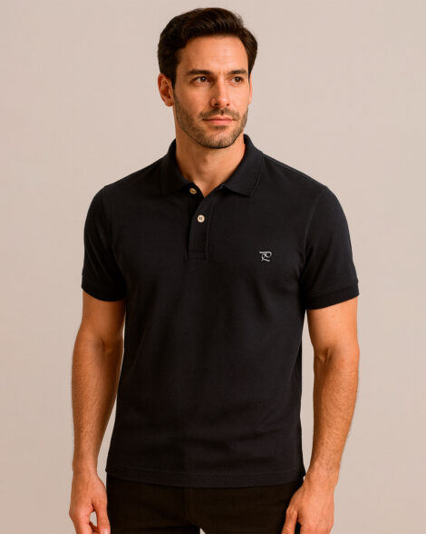 Polo Malha 100% Algodão - Cinza