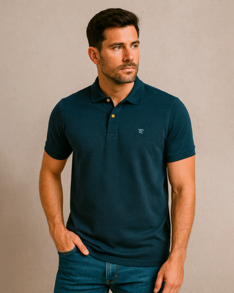 Polo Piquet Gold D+ AZUL