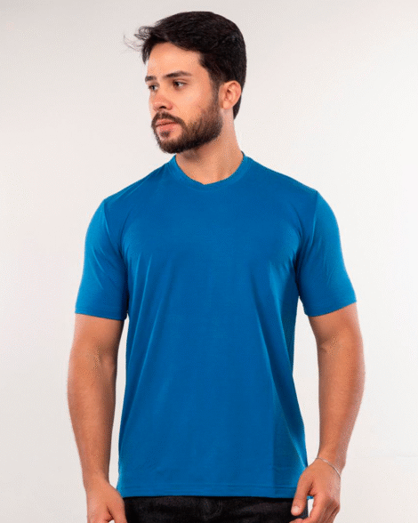 T-Shirt Modal Antiodor - Azul