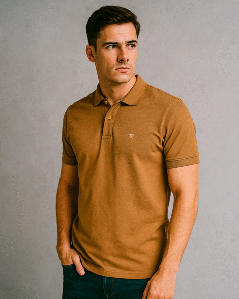 Polo Piquet Gold D+ BEGE