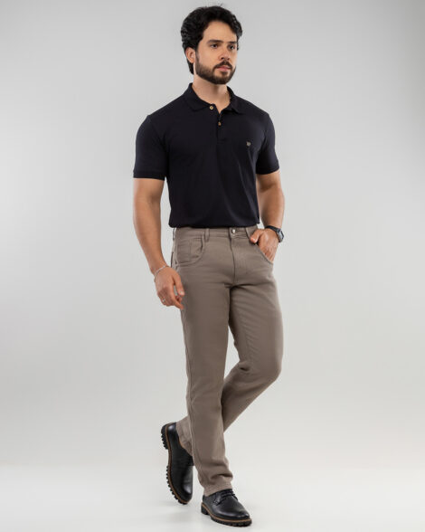 Calça Masc. Skinny - Caqui