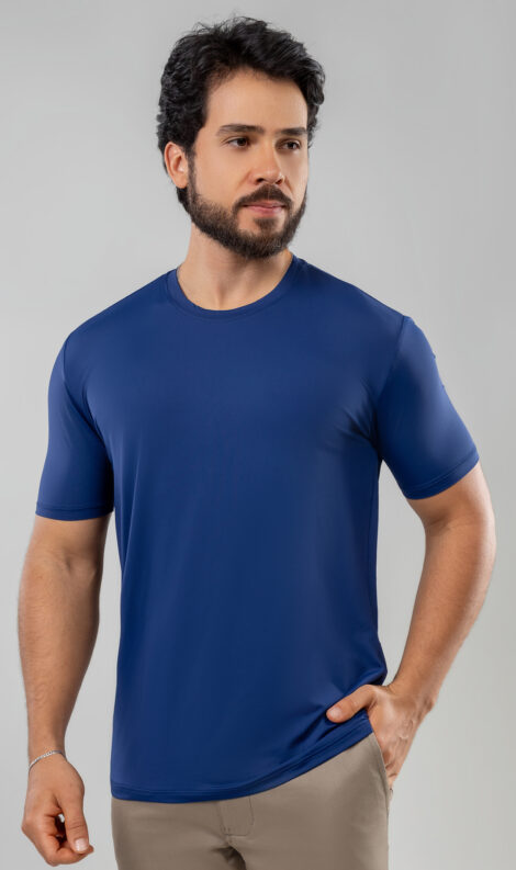 T-Shirt Modal Antiodor - Azul
